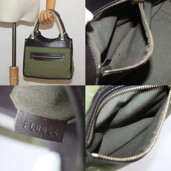 LOUIS VUITTON Monogram Mini Sac Catline Hand Bag TST Khaki M92327 LV Auth 76028 - Picture 15 of 15